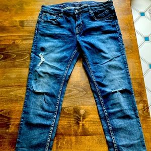 Vigoss Thompson Tomboy cropped jeans 31 W 25 L